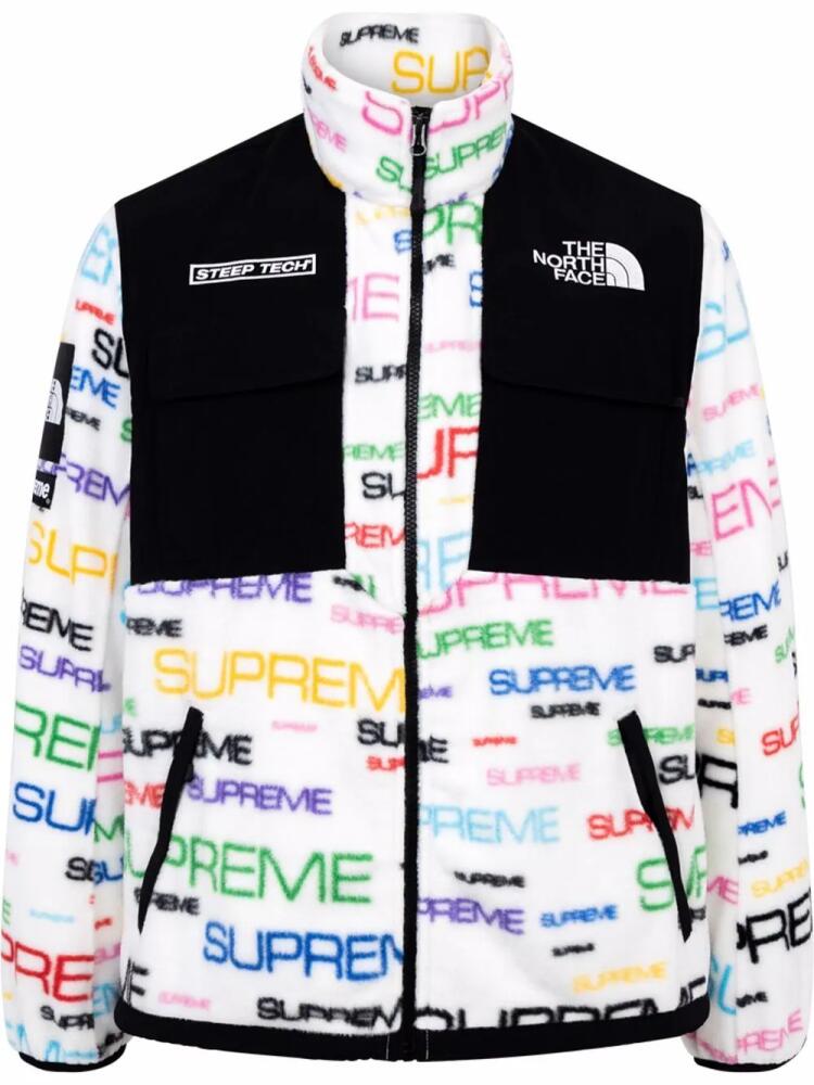 Supreme x The North Face Steep tech fleece jacket - White Cover