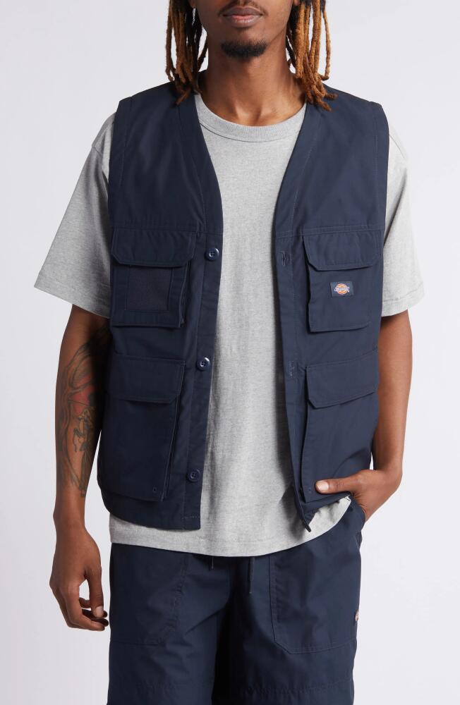 Dickies Fisherville Cargo Vest in Dark Navy Cover