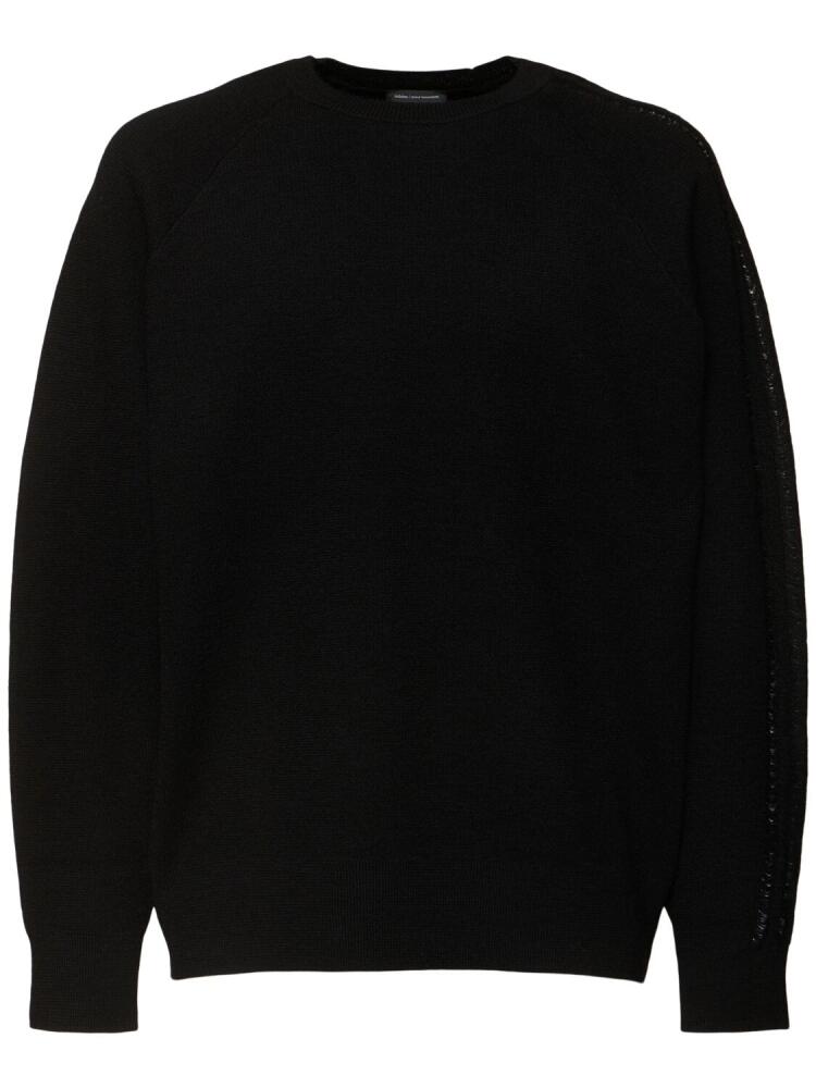 Y-3 Wool Blend Knit Crewneck Sweater Cover