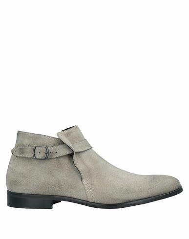 Daniele Alessandrini Man Ankle boots Light grey Soft Leather Cover