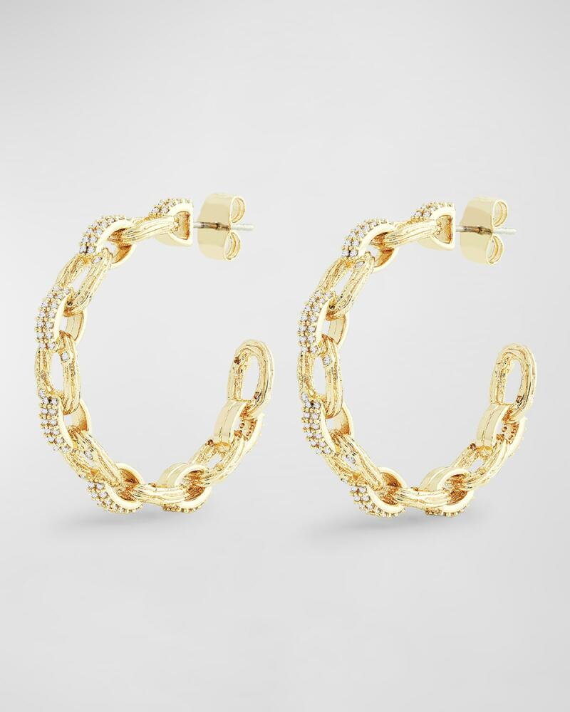 Anabel Aram Jewelry Enchanted Forest Chain Hoop Earrings Cover