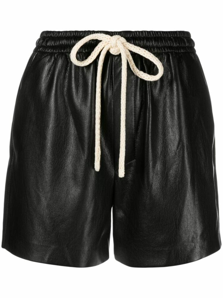 Nanushka Maurine drawstring-waistband shorts - Black Cover