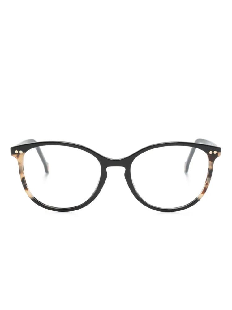 Carolina Herrera round-frame glasses - Black Cover