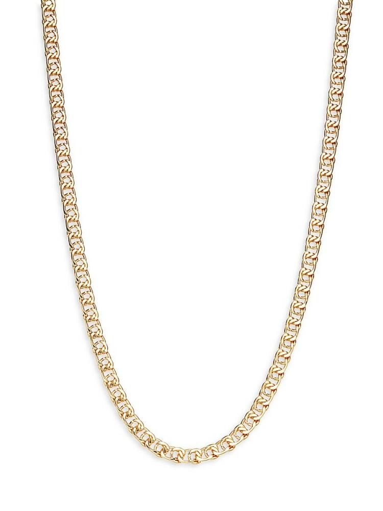 Sterling Forever Women's Interlocking Curb 16" Chain Necklace Cover