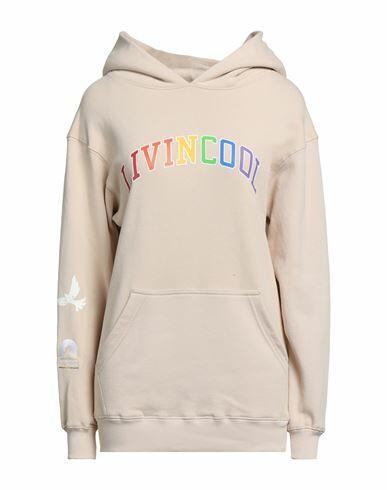 Livincool Woman Sweatshirt Sand Cotton Cover