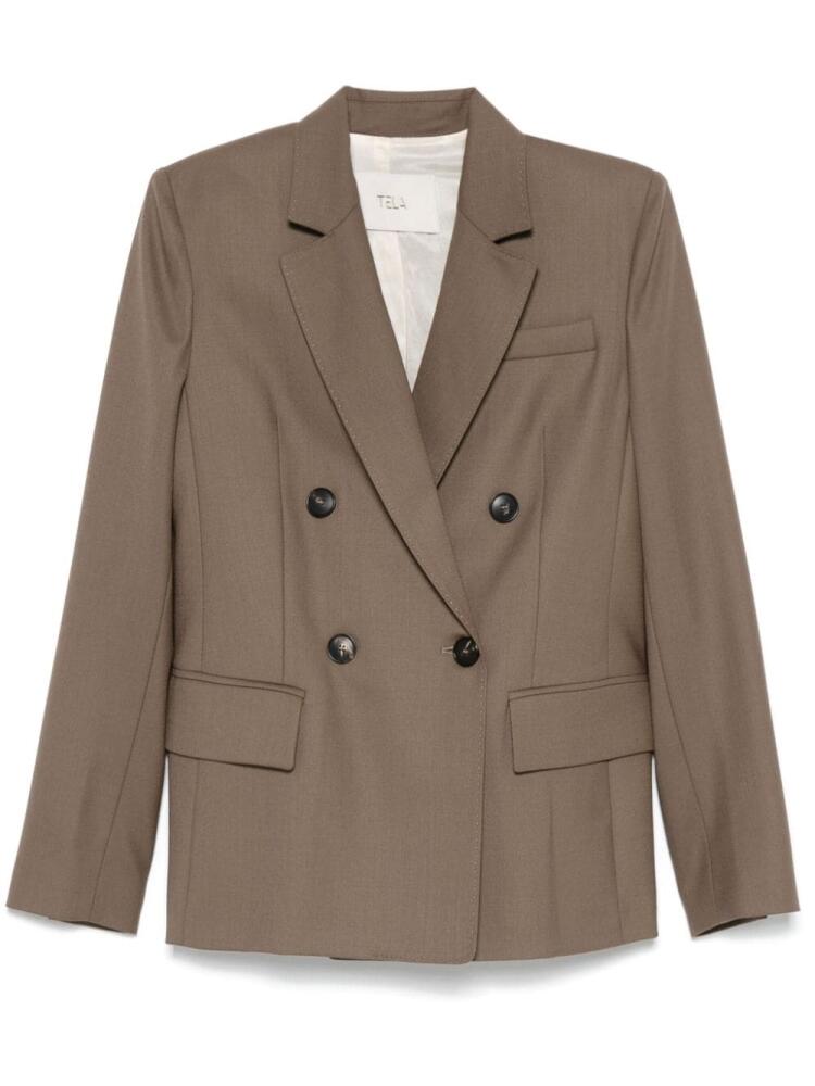 Tela Soho blazer - Brown Cover