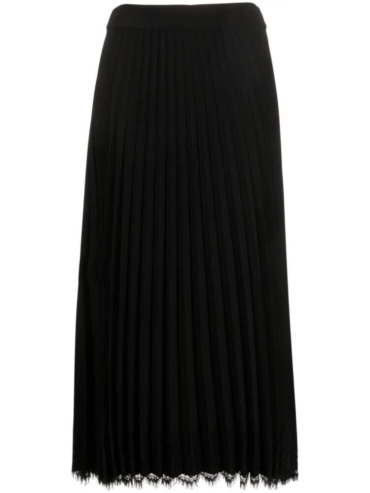 TWINSET Rock pleated midi skirt - Black Cover