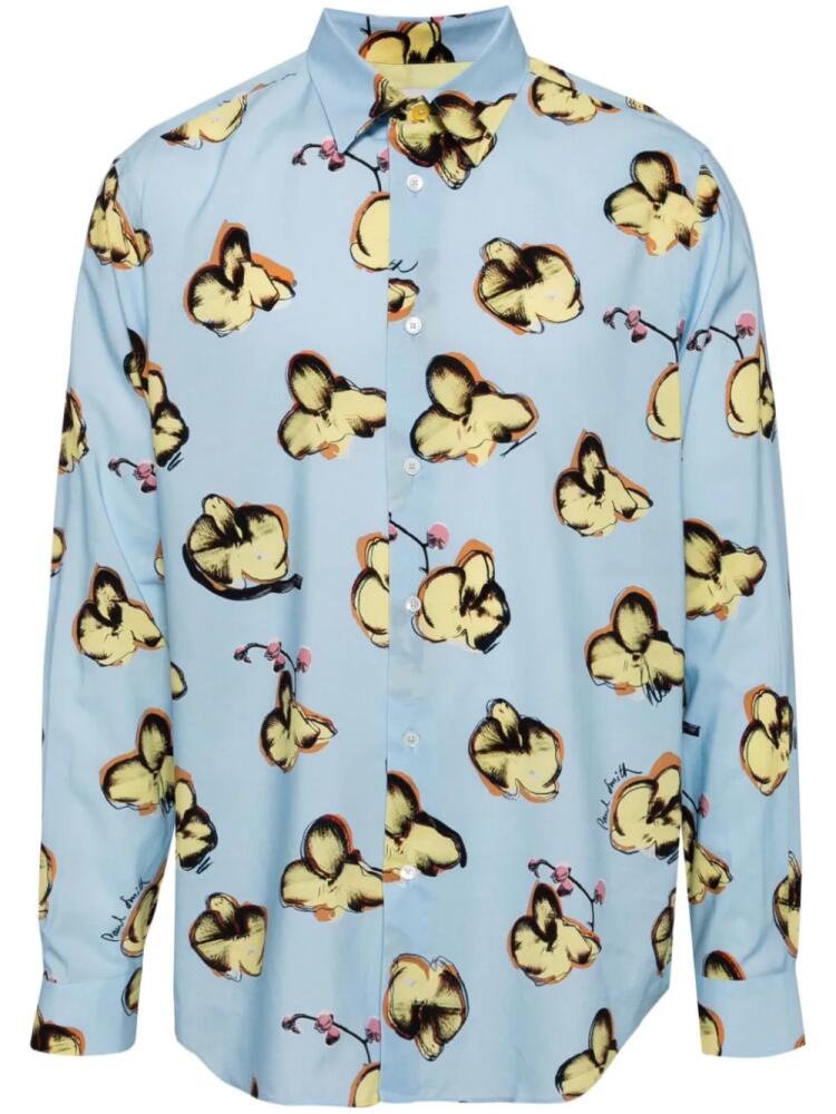 Paul Smith floral-print shirt - Blue Cover