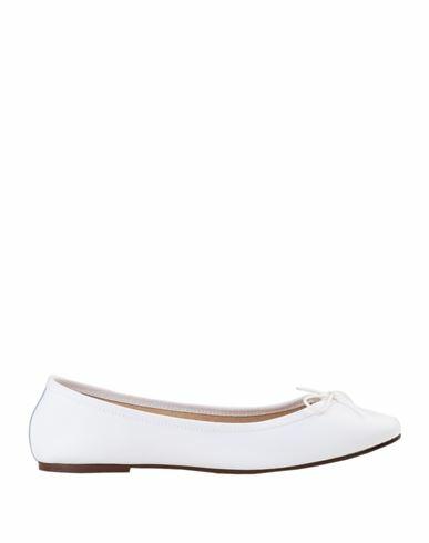 Ballerette Colonna Woman Ballet flats White Soft Leather Cover