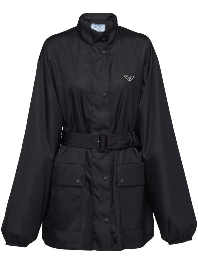 Prada Re-Nylon regenerated rain coat - Black Cover