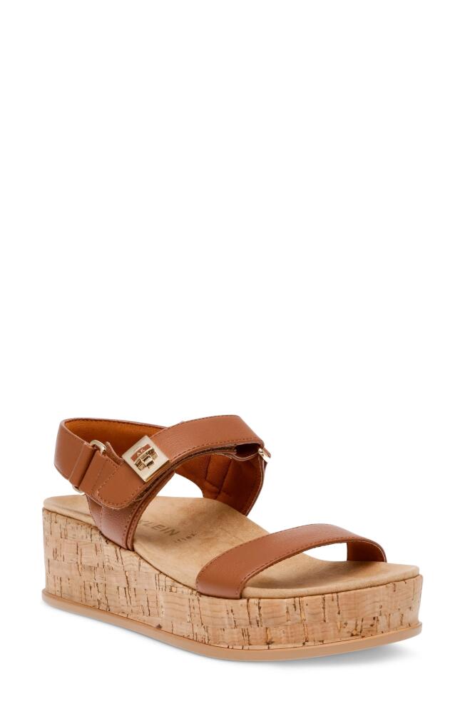 Anne Klein Verse Slingback Platform Sandal in Cognac Cover