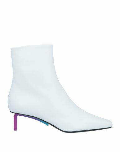 Off-white Woman Ankle boots White Leather Cover