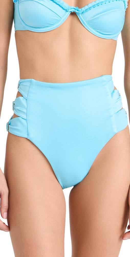 Agua Bendita Willa Seed Bikini Bottoms Blue Cover