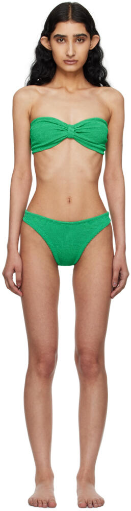 Hunza G Green Jean Bikini Cover