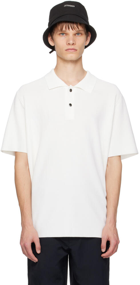 JACQUEMUS Off-White Les Classiques 'Le polo maille' Polo Cover