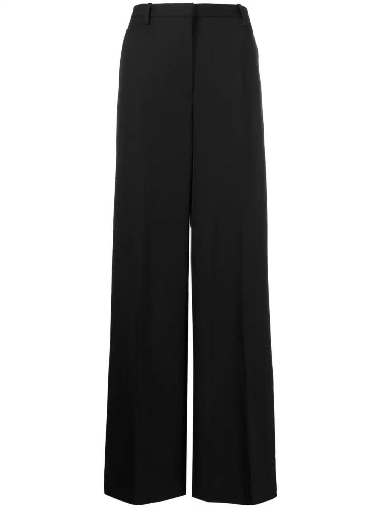 Versace high-waisted wide-leg trousers - Black Cover