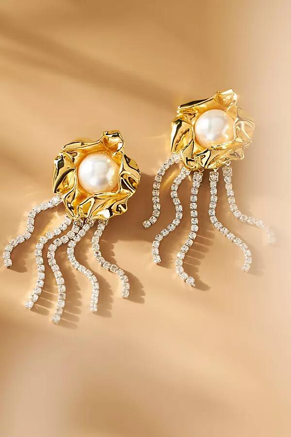 Sterling King Titania Pearl Fringe Earrings Cover