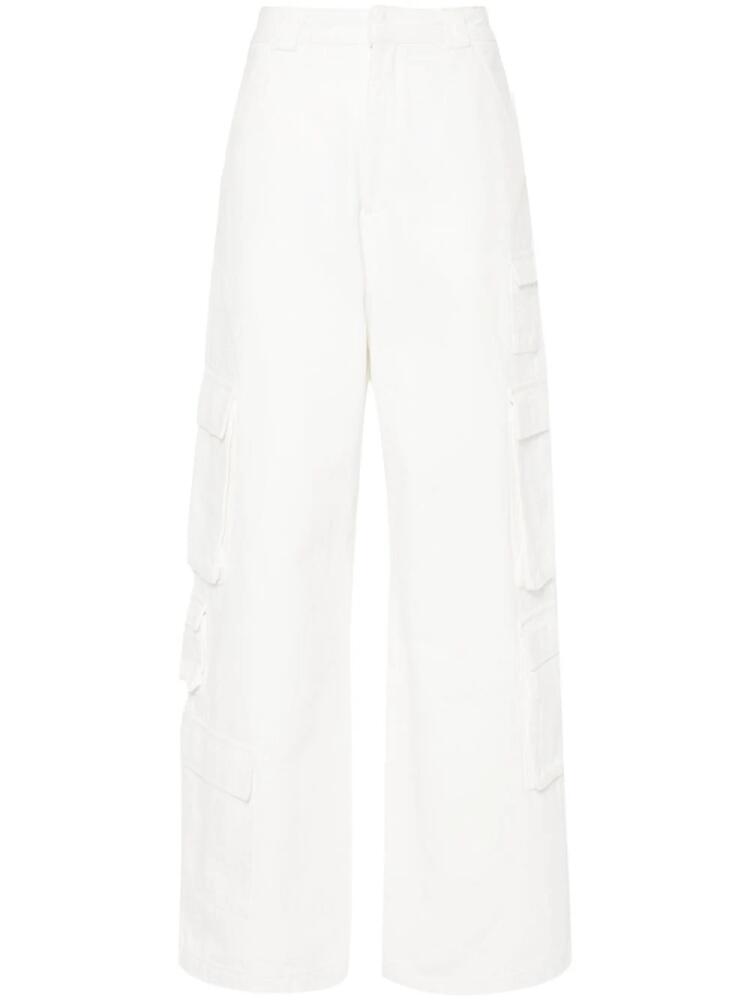 Axel Arigato Roam high-rise wide-leg pants - White Cover