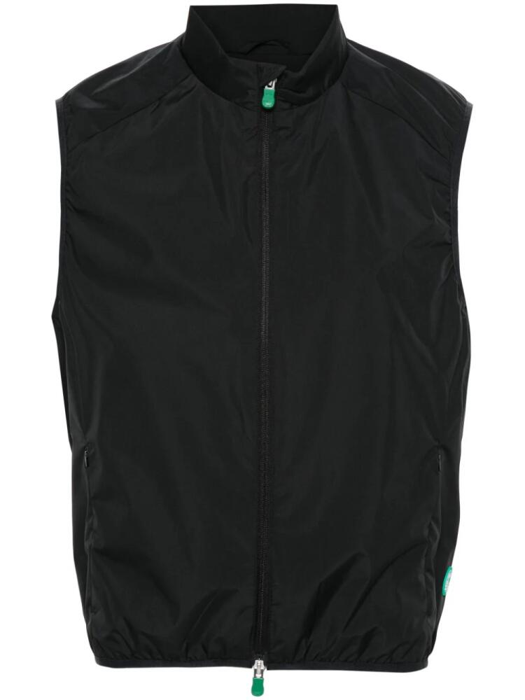 Save The Duck Mars rubberised-logo gilet - Black Cover