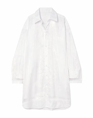 Maison Margiela Woman Shirt White Polyester, Cotton Cover