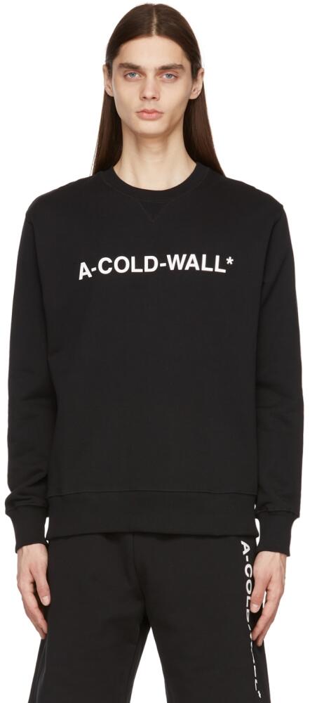 A-COLD-WALL* Black Essential Logo Sweatshirt Cover