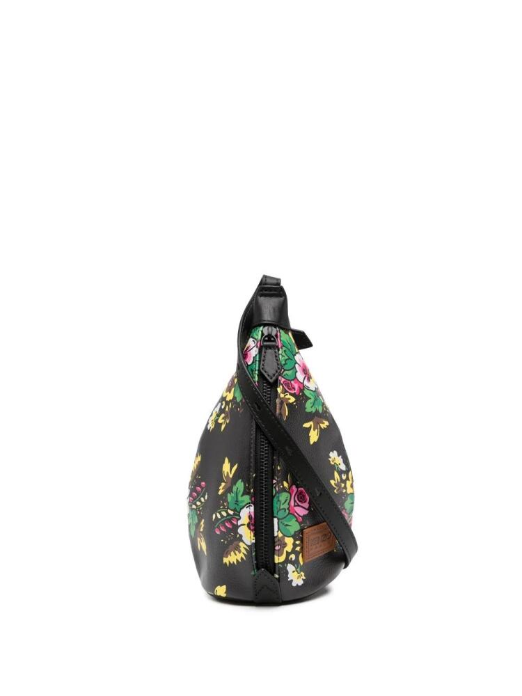 Kenzo floral-print cross body bag - Black Cover