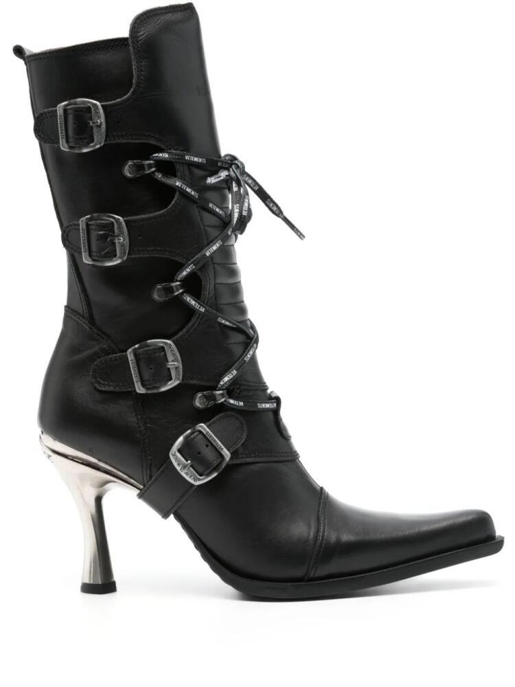 VETEMENTS New Rock 90mm boots - Black Cover