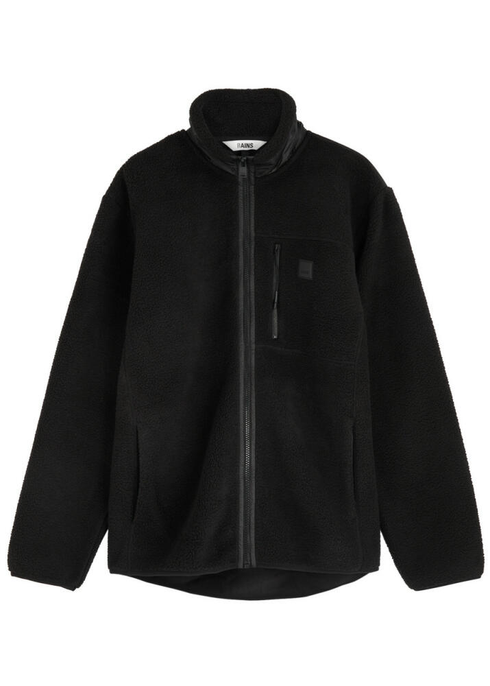 Rains Yermo Panelled Fleece Jacket - Black Cover