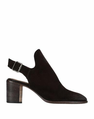 Moma Woman Mules & Clogs Dark brown Soft Leather Cover