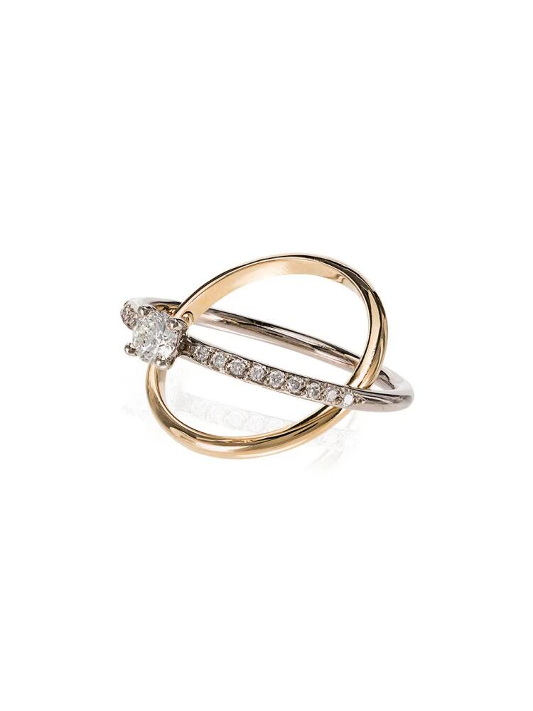 Charlotte Chesnais Eclipse diamond ring - Gold Cover