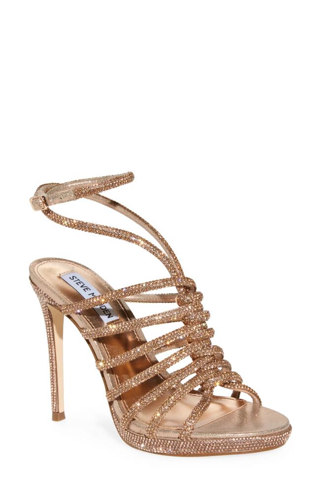 Steve Madden Givinn Beaded Strappy Sandal in Gold Cover