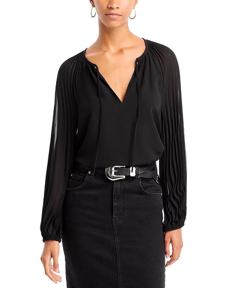 Bella Dahl Pleated Sleeve Blouse Cover