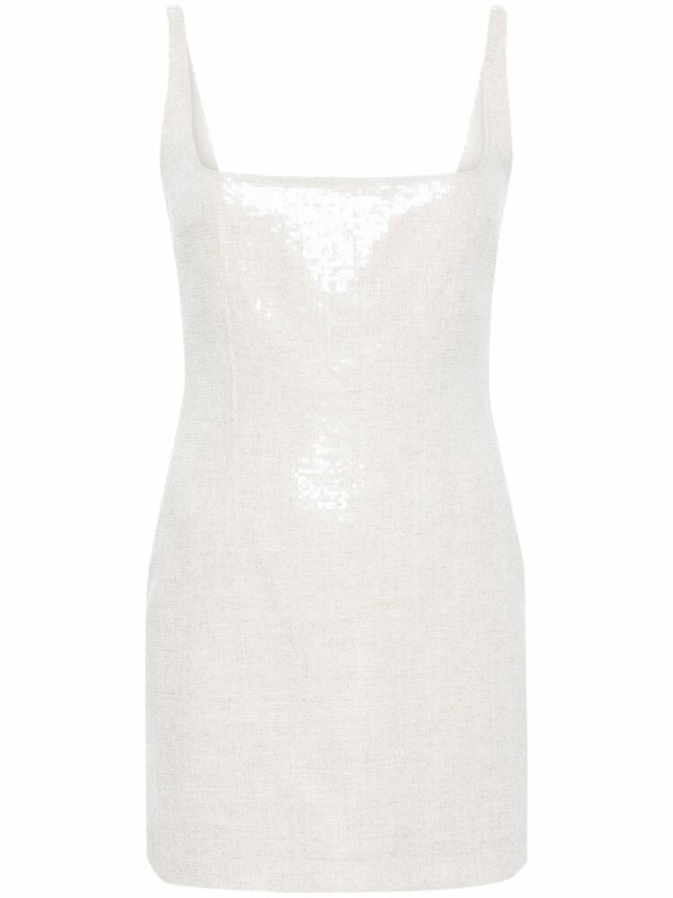 16Arlington Sior sequined minidress - Neutrals Cover