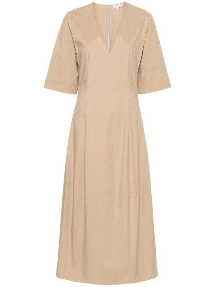 Antonelli V-neck midi dress - Neutrals Cover