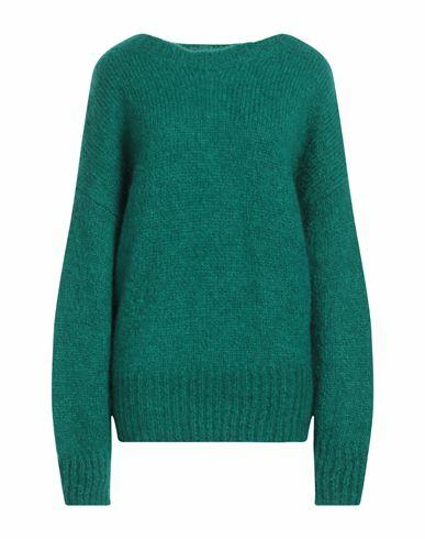 Isabel Marant Woman Sweater Emerald green Mohair wool, Polyamide Cover