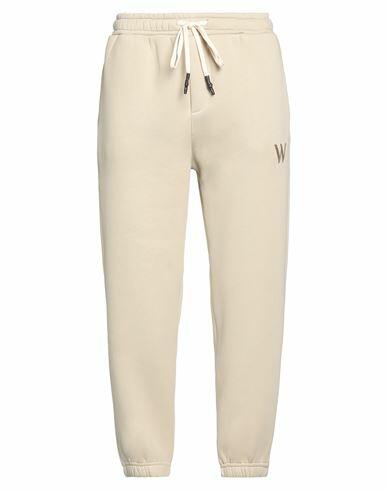 Why Not Brand Man Pants Beige Cotton, Polyester Cover