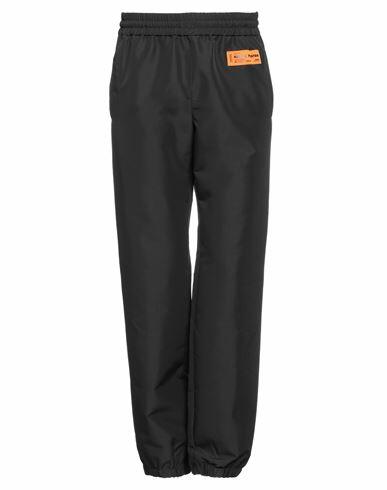 Heron Preston Man Pants Black Polyester Cover