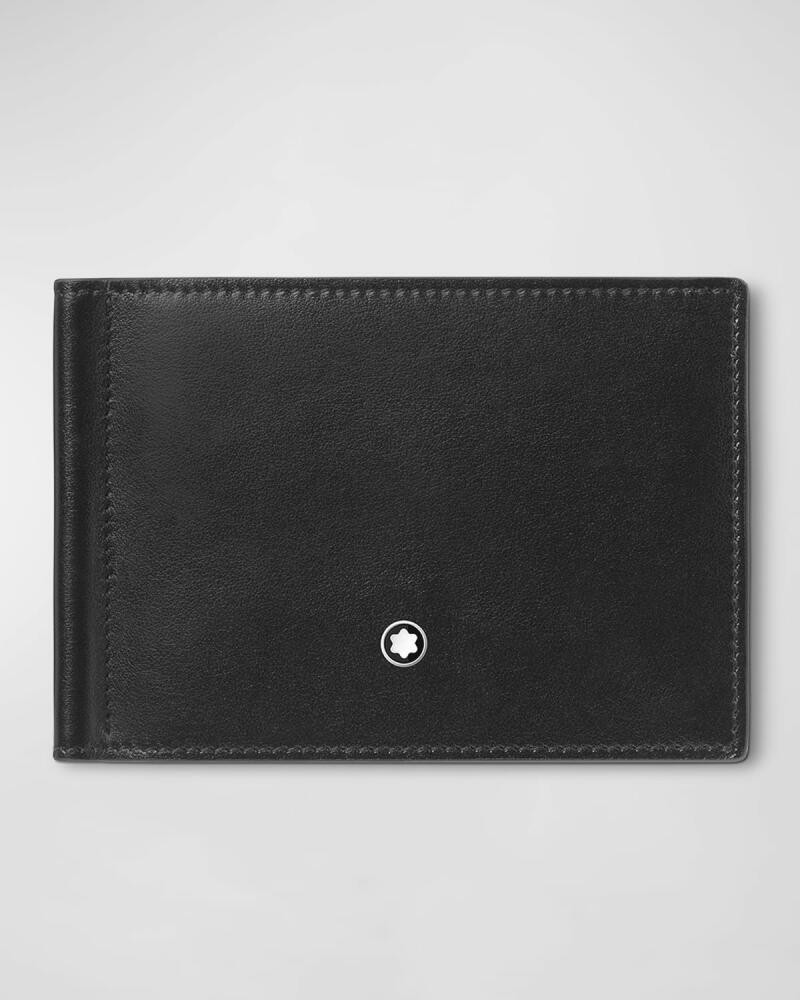 Montblanc Men's Meisterstuck Bifold Wallet with Money Clip Cover