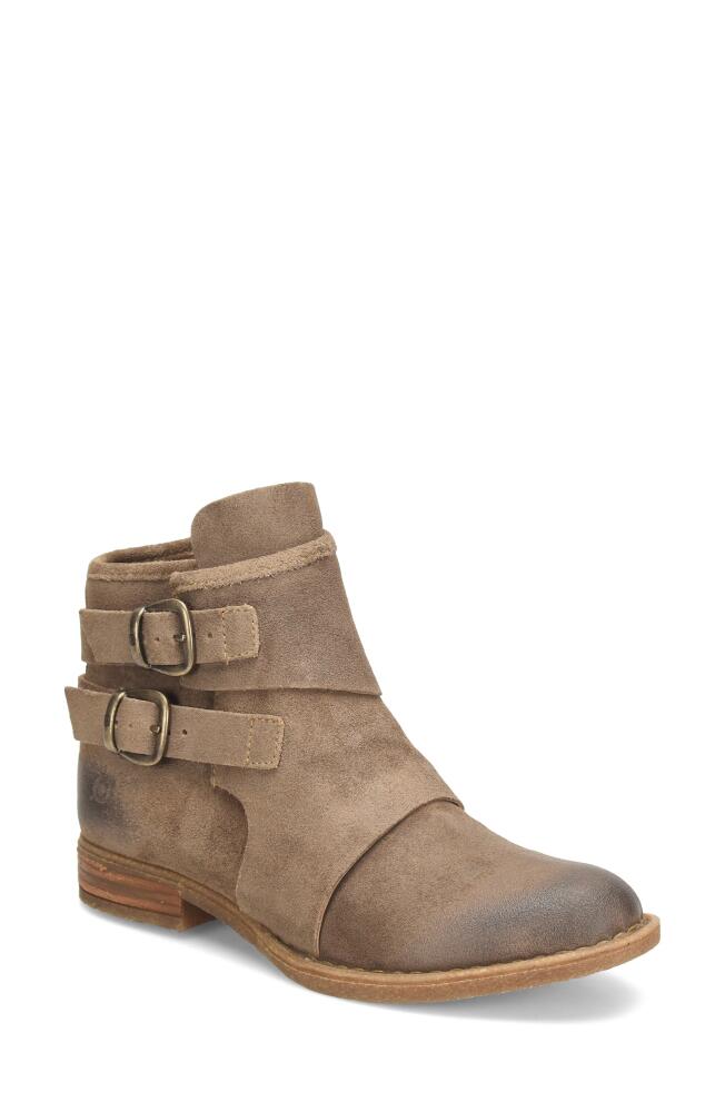 Børn Moraga Bootie in Taupe Distressed Cover