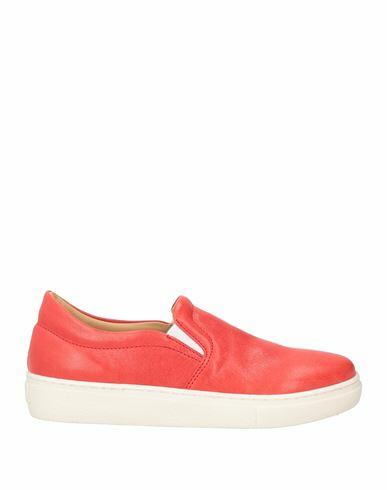 Lemaré Woman Sneakers Red Soft Leather Cover