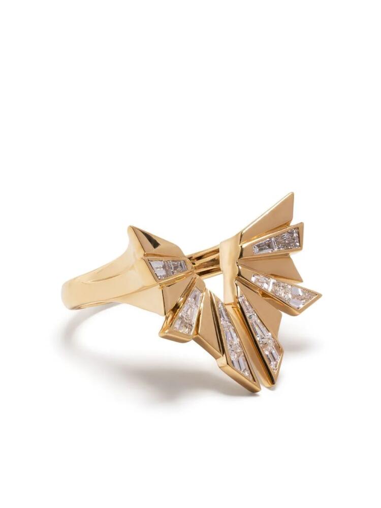 Stephen Webster 18kt yellow gold Dynamite diamond cocktail ring Cover