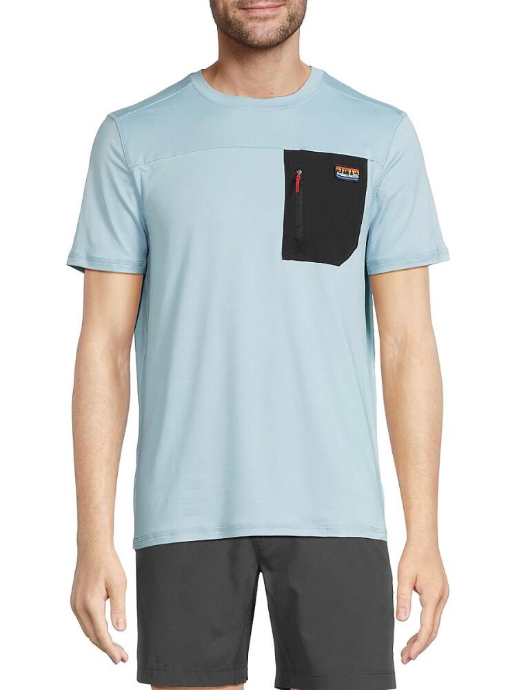 Avalanche Men's Logo Tee - Blue Cover