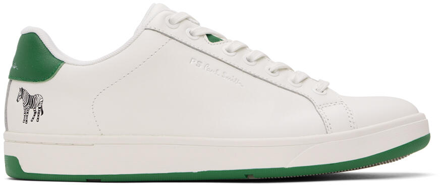 PS by Paul Smith White & Green Albany Sneakers Cover