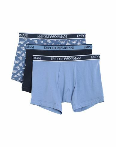 Emporio Armani Man Boxer Pastel blue Cotton, Elastane Cover