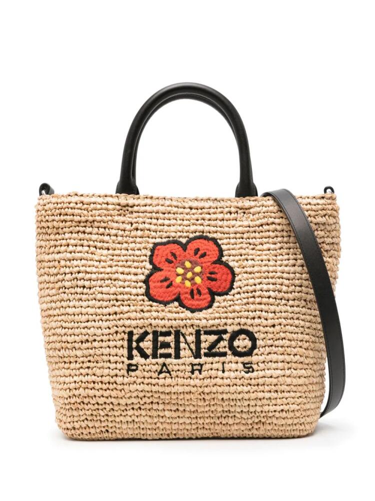 Kenzo small Boke Flower tote bag - Neutrals Cover