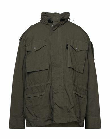 Off-white Man Jacket Military green Polyamide Cover