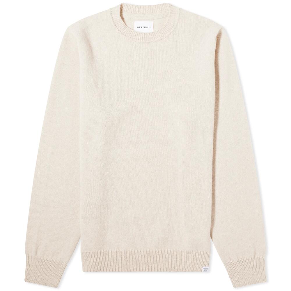 Norse Projects Men's Sigfred Merino Lambswool Sweater in Oatmeal Cover