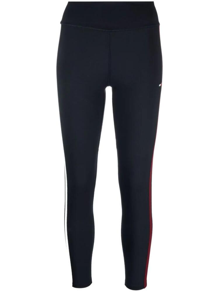 Tommy Hilfiger Sport 7/8 tape-detail leggings - Blue Cover