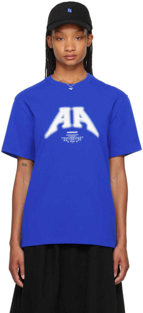 ADER error Blue Embroidered T-Shirt Cover