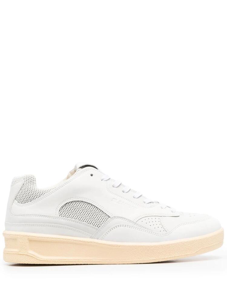 Jil Sander panelled low-top sneakers - White Cover